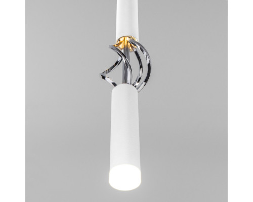 Оформить заказ Подвесной светильник Eurosvet 50191/1 LED белый/хром| VIVID-LIGHT.RU