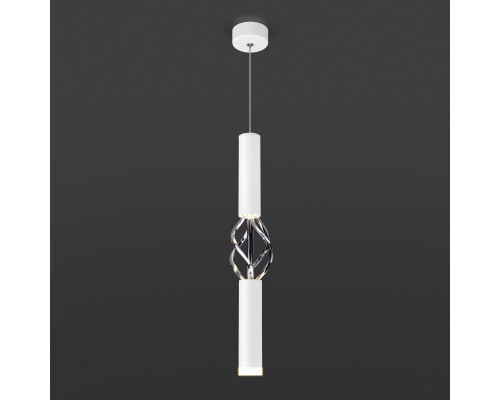 Оформить заказ Подвесной светильник Eurosvet 50191/1 LED белый/хром| VIVID-LIGHT.RU