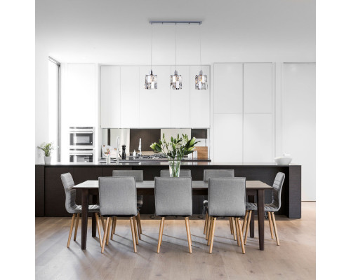 Купить Подвесной светильник Eurosvet 50101/3 хром| VIVID-LIGHT.RU