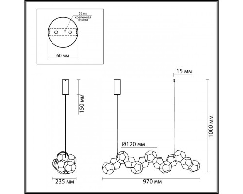 Заказать Подвесной светильник Odeon Light 4305/74L| VIVID-LIGHT.RU