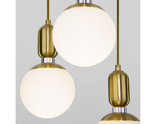 Оформить заказ Подвесной светильник Eurosvet 50151/3 латунь| VIVID-LIGHT.RU