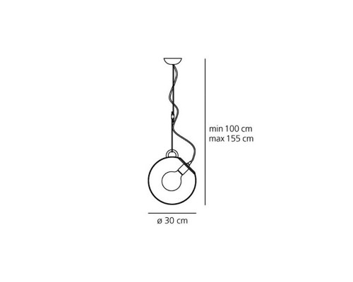 Купить Подвесной светильник Artemide A031000| VIVID-LIGHT.RU