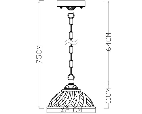 Оформить заказ Подвесной светильник ARTE Lamp A5358SP-1WG| VIVID-LIGHT.RU