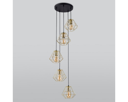 Заказать Подвесной светильник TK Lighting 2576 Diamond Gold| VIVID-LIGHT.RU