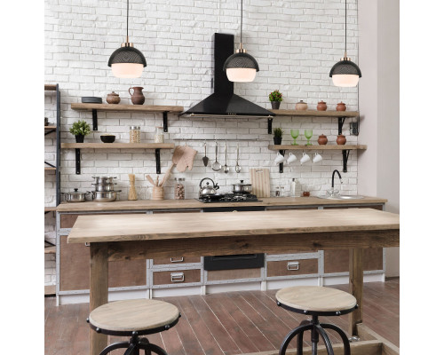 Заказать Подвесной светильник Eurosvet 50106/1 античная бронза/черный| VIVID-LIGHT.RU