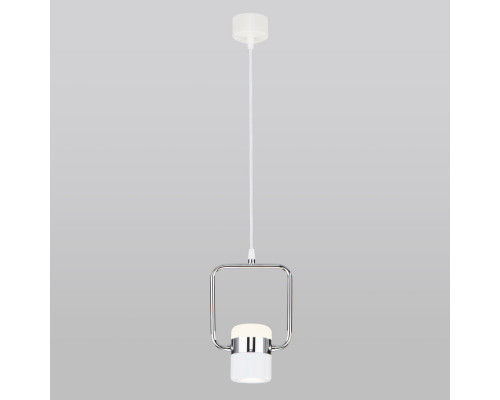Оформить заказ Подвесной светильник Eurosvet 50165/1 LED хром/белый| VIVID-LIGHT.RU