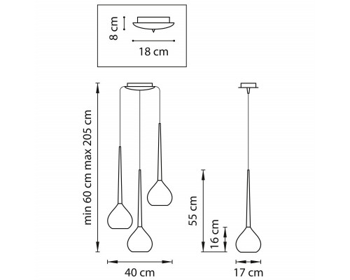 Купить Подвесной светильник Lightstar 808230| VIVID-LIGHT.RU