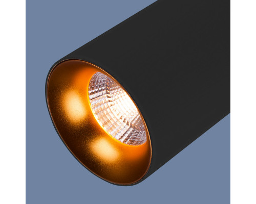 Сделать заказ Подвесной светильник Elektrostandard DLS021 9+4W 4200К черный матовый/золото| VIVID-LIGHT.RU