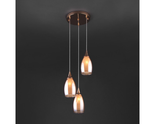 Сделать заказ Подвесной светильник Eurosvet 50085/3 золото| VIVID-LIGHT.RU