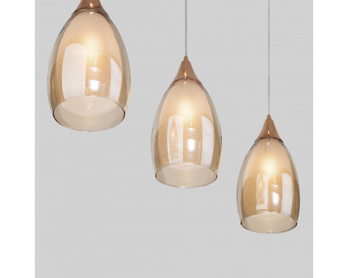 Купить Подвесной светильник Eurosvet 50285/3 золото| VIVID-LIGHT.RU