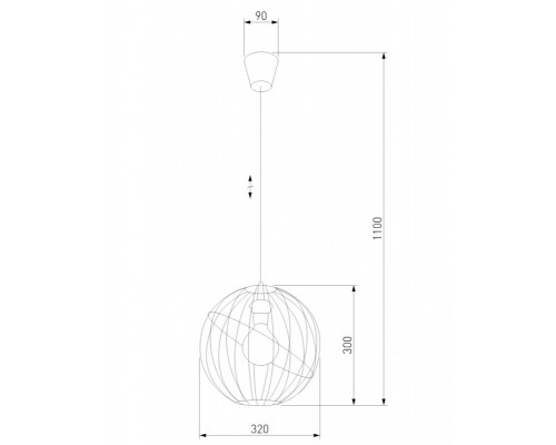 Оформить заказ Подвесной светильник TK Lighting 1626 Orbita Black 1| VIVID-LIGHT.RU