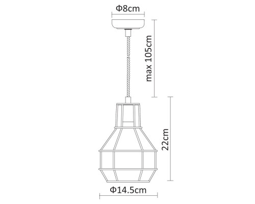 Оформить заказ Подвесной светильник ARTE Lamp A9182SP-1WH| VIVID-LIGHT.RU