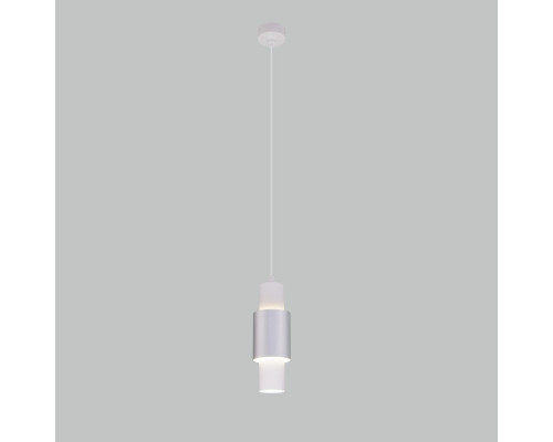 Сделать заказ Подвесной светильник Eurosvet 50204/1 LED белый/матовое серебро| VIVID-LIGHT.RU