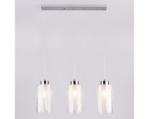 Купить Подвесной светильник Eurosvet 50001/3 хром| VIVID-LIGHT.RU