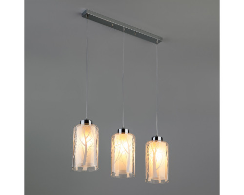 Купить Подвесной светильник Eurosvet 50001/3 хром| VIVID-LIGHT.RU