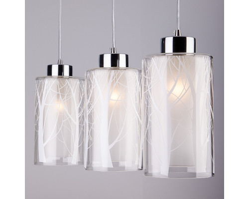 Купить Подвесной светильник Eurosvet 50001/3 хром| VIVID-LIGHT.RU