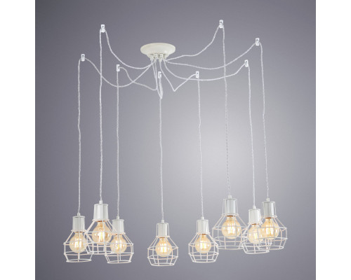Сделать заказ Подвесной светильник ARTE Lamp A9182SP-8WH| VIVID-LIGHT.RU