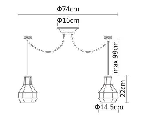 Сделать заказ Подвесной светильник ARTE Lamp A9182SP-8WH| VIVID-LIGHT.RU
