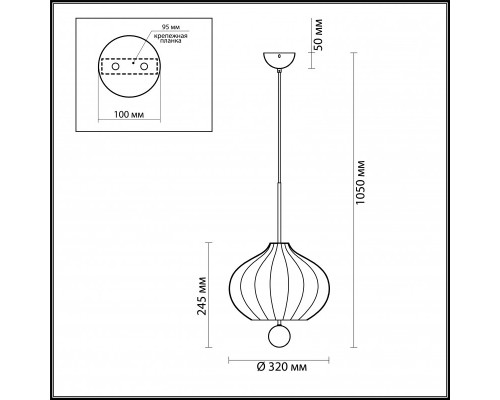 Оформить заказ Подвесной светильник LUMION 4459/3| VIVID-LIGHT.RU