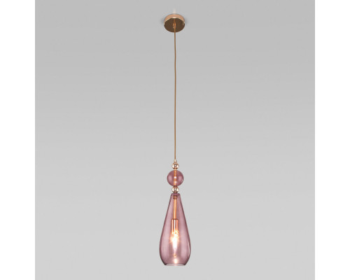 Оформить заказ Подвесной светильник Eurosvet 50202/1 пурпурный| VIVID-LIGHT.RU