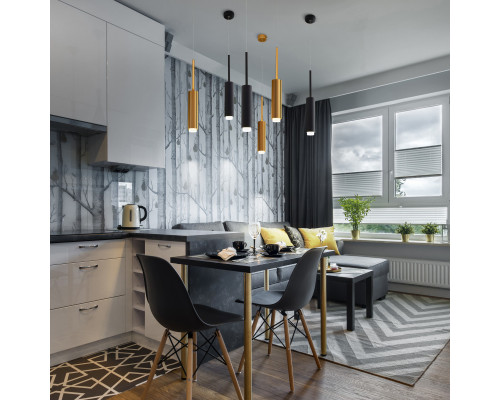 Заказать Подвесной светильник Eurosvet 50203/1 LED черный| VIVID-LIGHT.RU