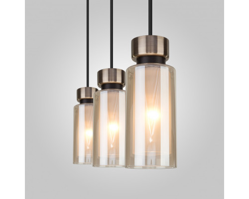 Сделать заказ Подвесной светильник Eurosvet 50115/3 черный| VIVID-LIGHT.RU