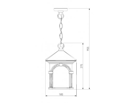 Оформить заказ Уличный светильник Elektrostandard Corvus H капучино (GL 1021H)| VIVID-LIGHT.RU