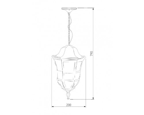 Оформить заказ Уличный светильник Elektrostandard Dorado H черное золото (GL 1013H)| VIVID-LIGHT.RU