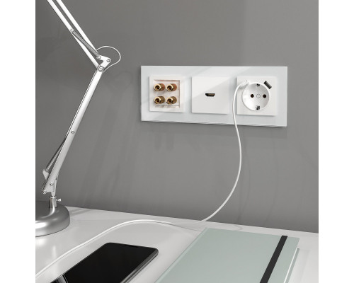 Сделать заказ Розетка Werkel W1185001 белый| VIVID-LIGHT.RU