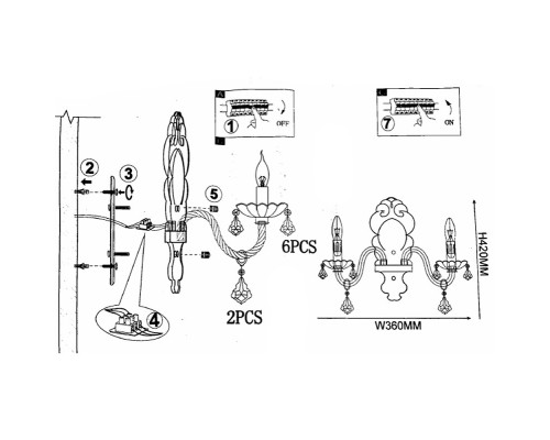 Купить Детское бра ImperiumLoft 101951-26| VIVID-LIGHT.RU