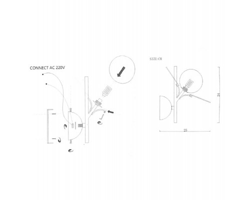 Заказать Детское бра ImperiumLoft 191911-26| VIVID-LIGHT.RU