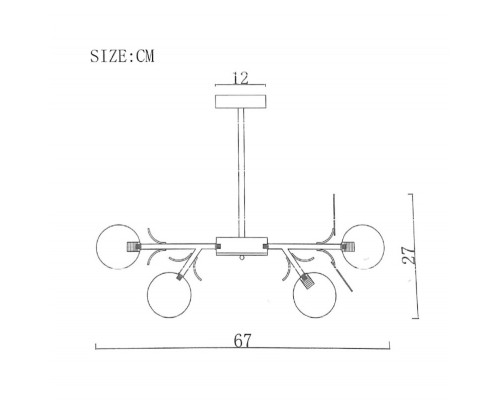 Сделать заказ Детская люстра ImperiumLoft 167127-26| VIVID-LIGHT.RU