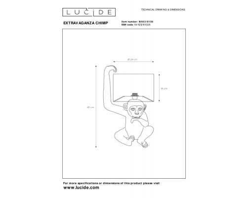 Заказать Детская настольная лампа LUCIDE 10502/81/30| VIVID-LIGHT.RU