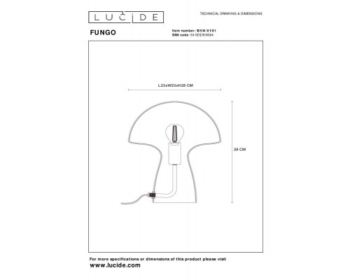 Заказать Детская настольная лампа LUCIDE 10514/01/61| VIVID-LIGHT.RU