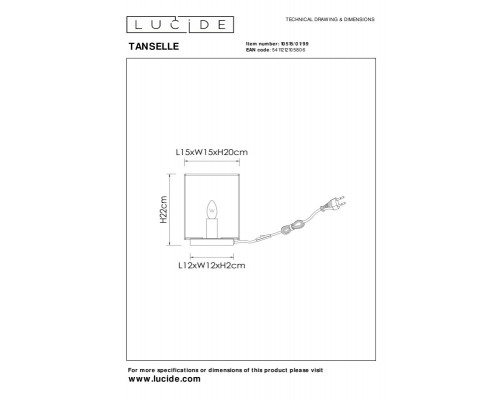 Оформить заказ Детская настольная лампа LUCIDE 10515/01/99| VIVID-LIGHT.RU