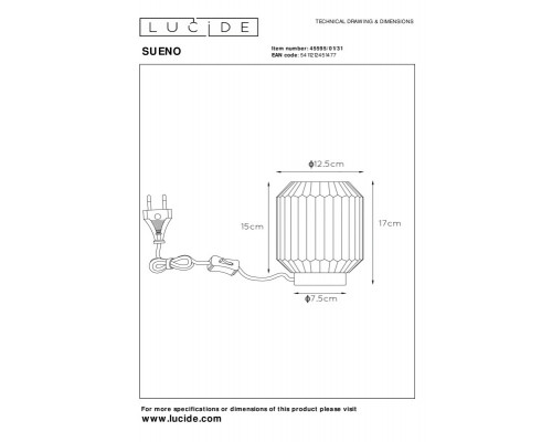 Сделать заказ Детская настольная лампа LUCIDE 45595/01/31| VIVID-LIGHT.RU