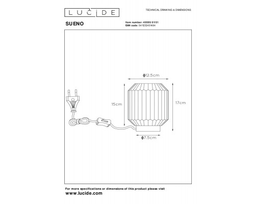 Оформить заказ Детская настольная лампа LUCIDE 45595/01/51| VIVID-LIGHT.RU