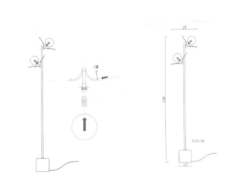 Купить Детский торшер ImperiumLoft 167141-26| VIVID-LIGHT.RU