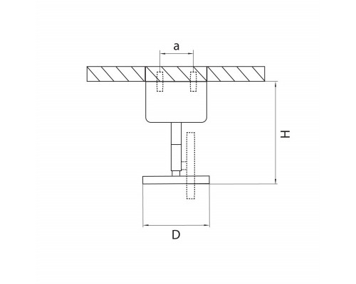 Оформить заказ База накладная Lightstar 590010| VIVID-LIGHT.RU