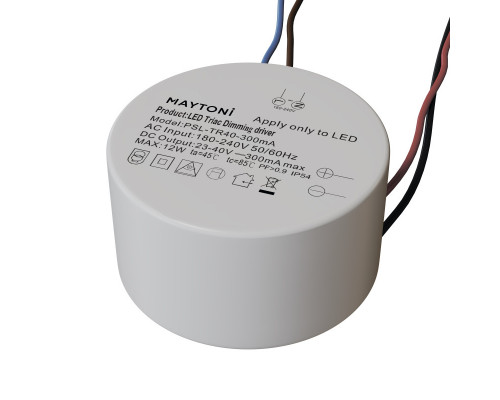 Оформить заказ Блок питания Maytoni Technical PSL-TR40-300mA| VIVID-LIGHT.RU