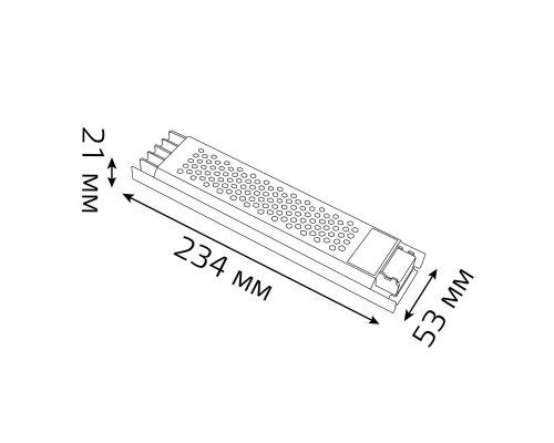 Купить Блок питания Gauss 202102150| VIVID-LIGHT.RU