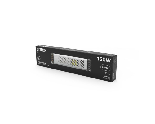Купить Блок питания Gauss 202102150| VIVID-LIGHT.RU