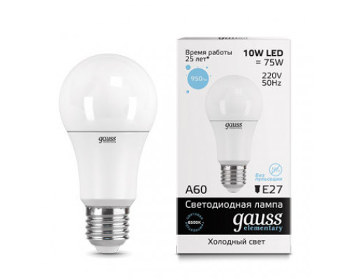 Сделать заказ Светодиодная лампа Gauss 23230| VIVID-LIGHT.RU