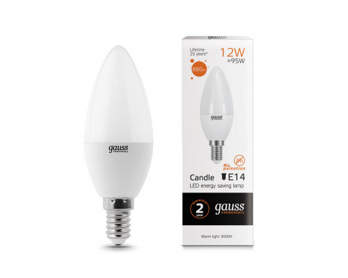 Сделать заказ Светодиодная лампа Gauss 33112| VIVID-LIGHT.RU