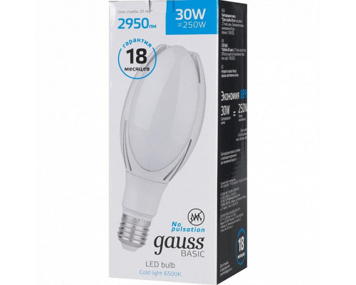 Купить Светодиодная лампа Gauss 11834332| VIVID-LIGHT.RU