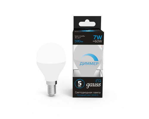 Сделать заказ Светодиодная лампа Gauss 105101307-D| VIVID-LIGHT.RU