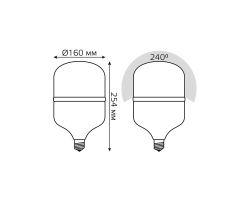 Купить Светодиодная лампа Gauss 60426| VIVID-LIGHT.RU