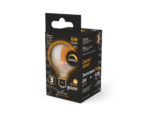 Сделать заказ Светодиодная лампа Gauss 105802006-D| VIVID-LIGHT.RU