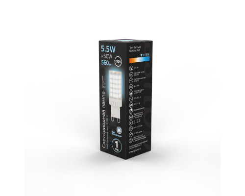 Заказать Светодиодная лампа Gauss 107009206| VIVID-LIGHT.RU