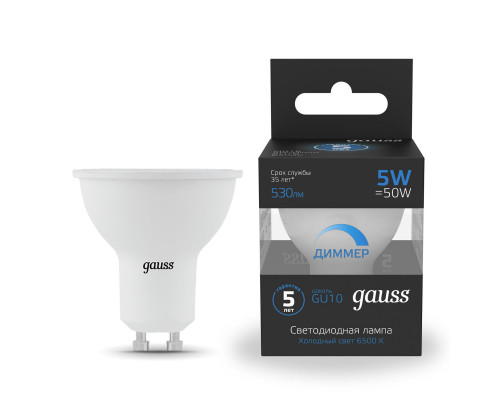 Оформить заказ Светодиодная лампа Gauss 101506305-D| VIVID-LIGHT.RU